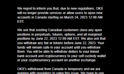 Mastercard opens network to USDC, OKX departs Canada, Bitcoin climbs
