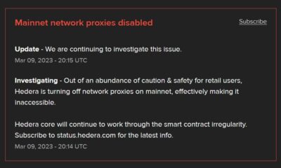 Hedera confirms exploit on mainnet led to theft of service tokens